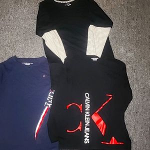 Boys long sleeve shirts size large